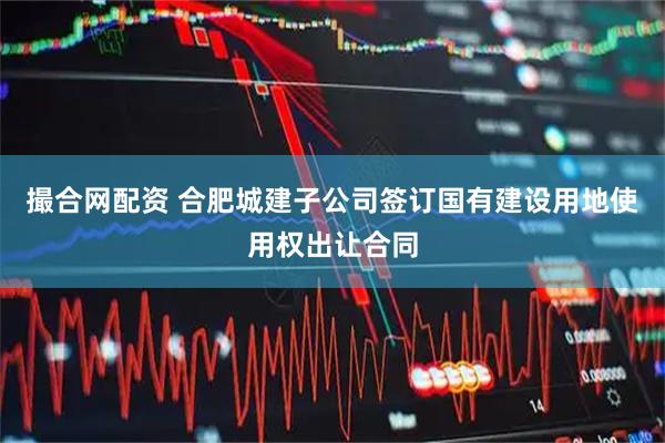 撮合网配资 合肥城建子公司签订国有建设用地使用权出让合同