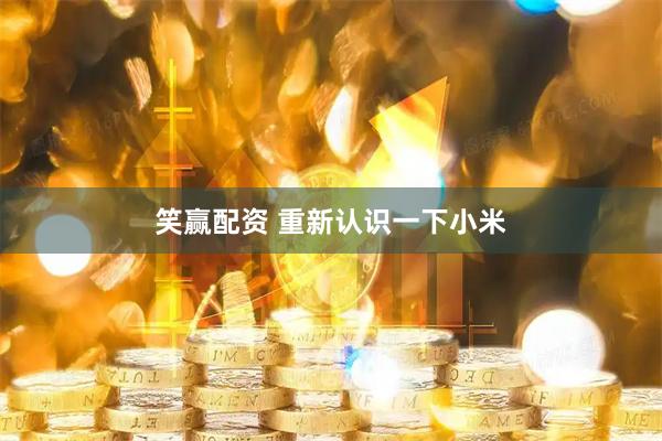 笑赢配资 重新认识一下小米