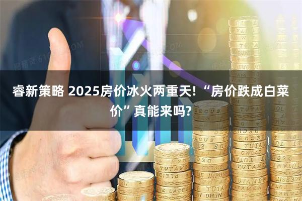 睿新策略 2025房价冰火两重天! “房价跌成白菜价”真能来吗?